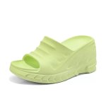 画像5: Thick-soled slope heel sandals and slippers  shoes  厚底プラットホームサンダル スリッパ サンダル  シューズ　 (5)