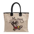 画像2: Mickey & Snoopy Canvas tote shoulder handbag　ミッキー＆スヌーピーキャンバス トートショルダーハンドバッグ (2)