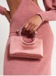 画像6: diamond-encrusted handbag TOTE  BAG　ラインストーンハンドルスモールトートバッグ (6)