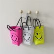 画像6: Smile bucket mobile phone bag all-match chain candy color messenger bag tote shoulder handbag　スマイルキャンディーカラートートショルダーチェーンハンドバッグ (6)