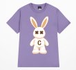 画像2: Rabbit retro cotton x kaws Print Short-sleeved T-shirt　ユニセックス男女兼用ラビット＆カウズリント 半袖Tシャツ (2)