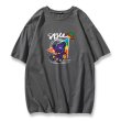 画像4: colorful bear Print Short-sleeved T-shirt　ユニセックス男女兼用カラフルベア熊プリント 半袖Tシャツ (4)