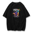 画像3: colorful bear Print Short-sleeved T-shirt　ユニセックス男女兼用カラフルベア熊プリント 半袖Tシャツ (3)