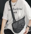 画像3: Men's leather crossbody saddle bag Single-shoulder body bag messenger bag   ユニセックス男女兼用レザーサドル斜め掛けショルダーバッグ　ボディーバッグ  (3)