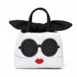 画像1: DOWN QUILTING PEARL SUNGLASSES tote handbag　ダウンキルティングパールサングラスバケットトートバッグ (1)