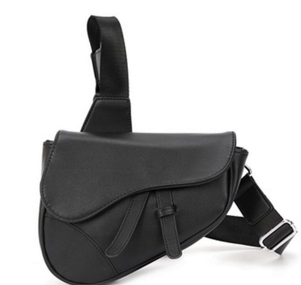 画像1: Men's leather crossbody saddle bag Single-shoulder body bag messenger bag   ユニセックス男女兼用レザーサドル斜め掛けショルダーバッグ　ボディーバッグ  (1)