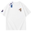 画像2: Unisex NASA x Astronaut Bear Print T-shirt 男女兼用 ユニセックスNASAナサ×宇宙飛行士ベア熊 Tシャツ (2)