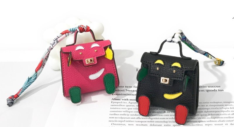 画像3: mini doll bag key folder charm accessories ユニセックス 男女兼用ミニ ドール 人形バッグ キーフォルダー チャームアクセサリー (3)