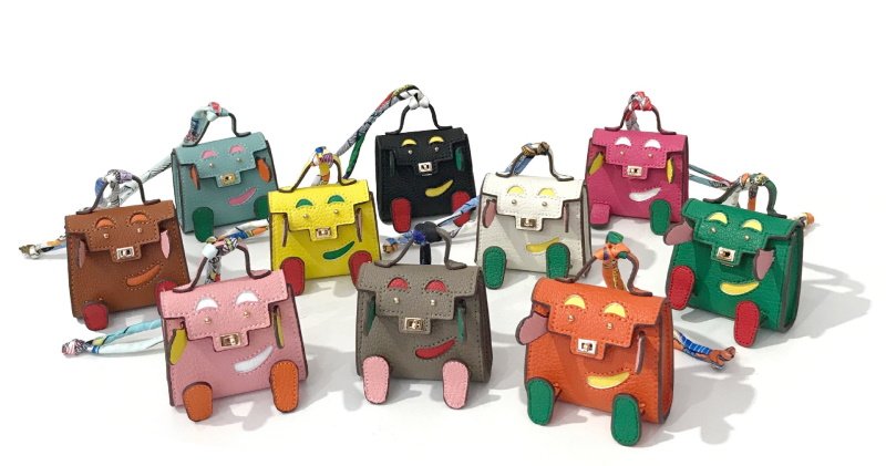 画像1: mini kelly doll bag key folder charm accessories　ユニセックス 男女兼用ミニミニケリー人形バッグ キーフォルダー チャームアクセサリー (1)