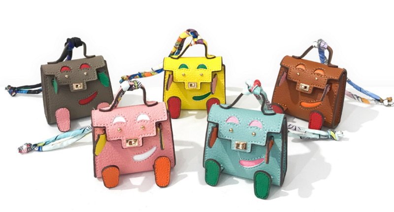 画像2: mini doll bag key folder charm accessories ユニセックス 男女兼用ミニ ドール 人形バッグ キーフォルダー チャームアクセサリー (2)