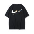 画像2: 23 Broken swoosh Tshirts ブロークン スウォッシュ Tシャツ  男女兼用 ユニセックス (2)