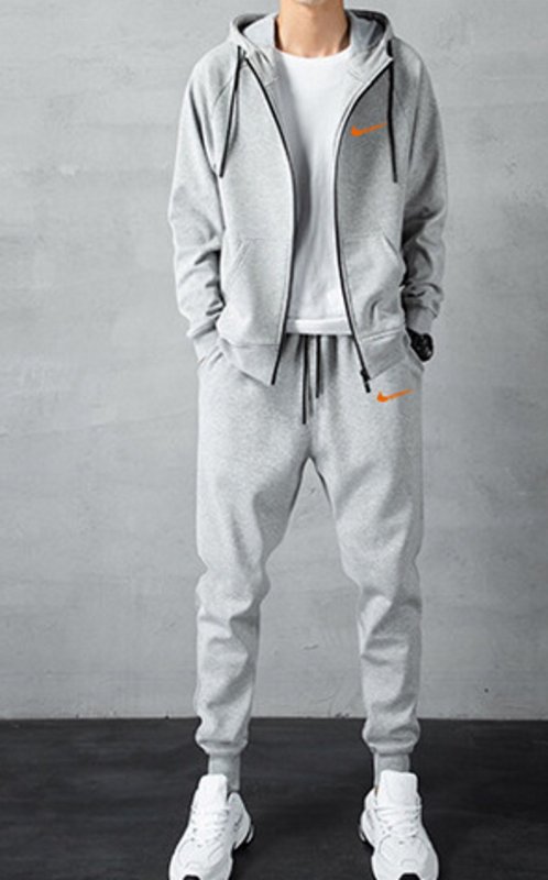 画像4: Men& Women NO1 Broken swoosh Setup Hoodie and Pants Set  バスケットNO1ブロークン スウォッシュ プリントセットアップユニセックス男女兼用スウェットフーディ&パンツセット (4)