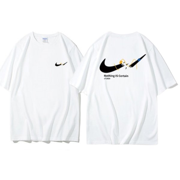 画像1: 23 Broken swoosh Tshirts ブロークン スウォッシュ Tシャツ  男女兼用 ユニセックス (1)