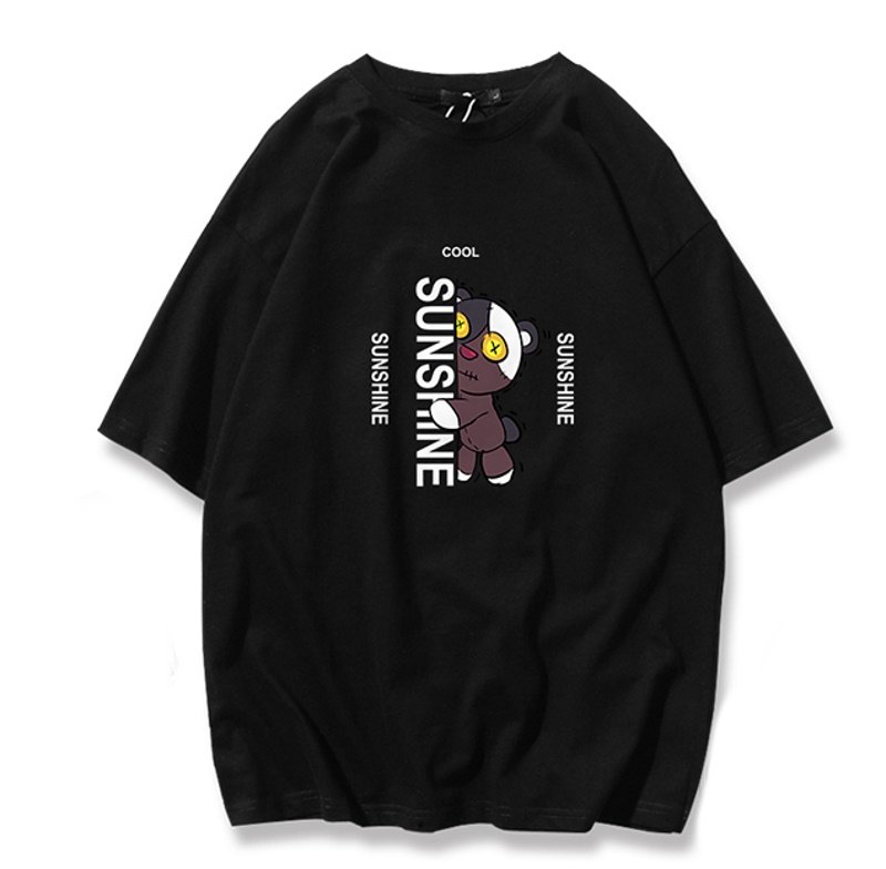 画像3: Unisex Sunshine Bear Print round neck T-shirt  ユニセックス男女兼用サンシャインベア熊半袖 Tシャツ (3)