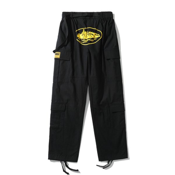 Corteiz Cargo Pants Black / Black