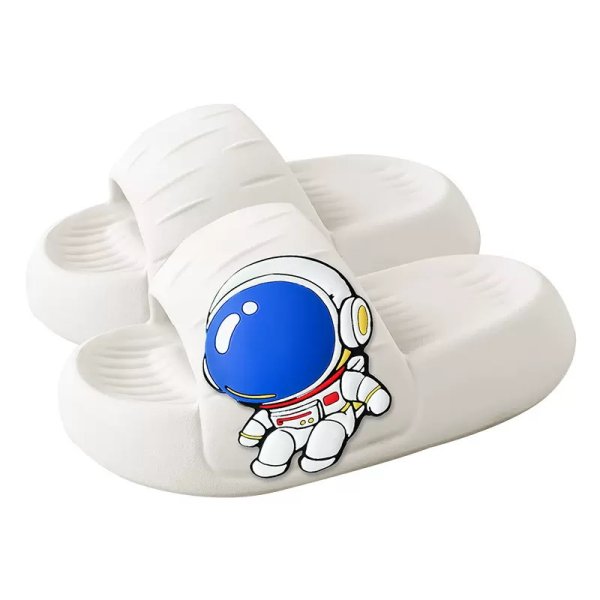 画像1: NASA×astronaut Sandals  Sliders slippers  ユニセック男女兼用宇宙飛行士フリップフロップサンダルシャワーサンダル ビーチサンダル　 (1)