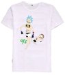 画像2: Unisex Rick and Morty Be surprised face cartoon print round neck short-sleeved T-shirt  ユニセックス男女兼用リック・アンド・モーティUFC半袖 Tシャツ (2)