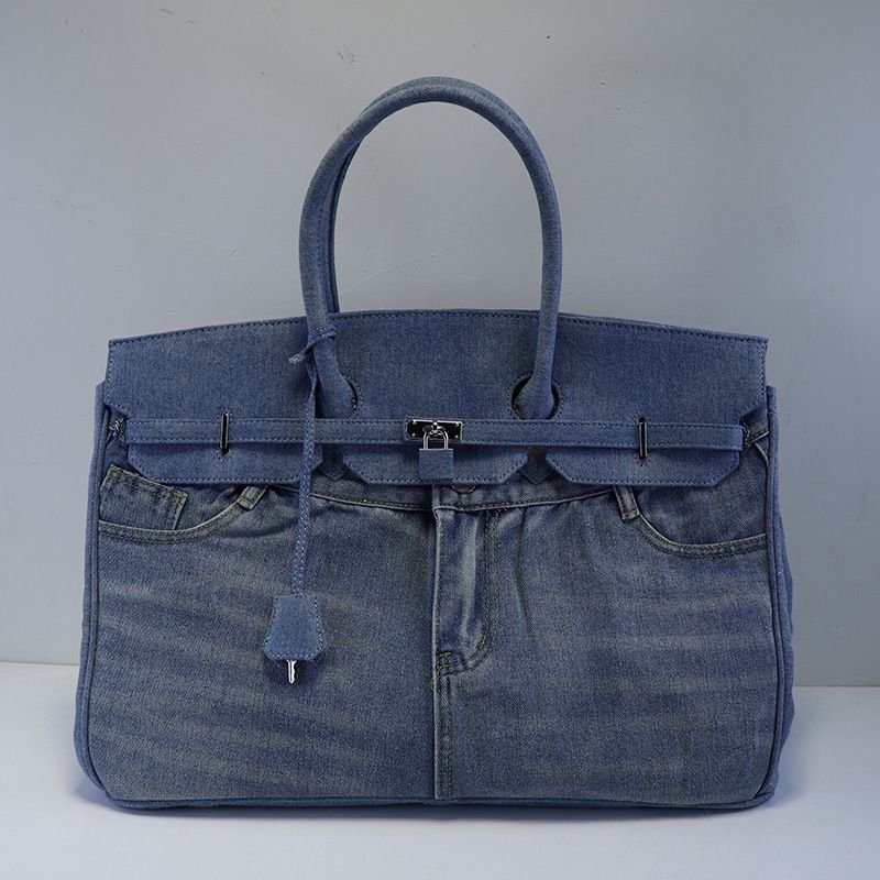 USEDデニムリメイク ショルダーバッグ　トートバッグ 23 Y2K Vintage Denim Remake PC tote shoulder bag デニム