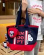 画像12: Snoopy cartoon cute canvas large-capacity messenger tote Shoulder handbag　スヌーピーラージサイズキャンバスショルダートートバッグ ショッピングエコバッグ (12)