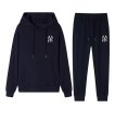 画像1: Men& Women NY Setup Hoodie and Pants Set  NYニューヨークヤンキースセットアップユニセックス男女兼用スウェットフーディ＆パンツセット (1)