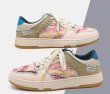 画像2:  Unisex Mens Landscape paintingprint sneakers ユニセックス メンズ風景画プリント レースアップ スニーカー (2)