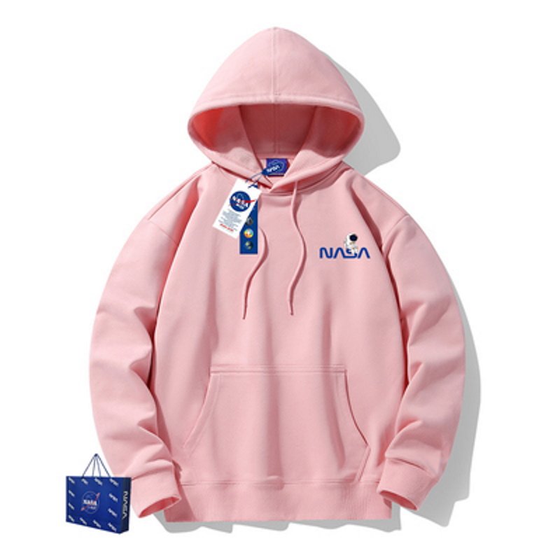 画像8:  Unisex  NASAlogo x Astronaut Hoodie Sweat ユニセックス 男女兼用 NASAロゴ ×宇宙飛行士ジョイント スウェット パーカートレーナー  (8)