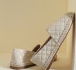 画像8: women's quilted flat espadrilles shoes Pumps　キルティングフラットエスパドリーユパンプス　 (8)