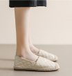 画像4: women's quilted flat espadrilles shoes Pumps　キルティングフラットエスパドリーユパンプス　 (4)