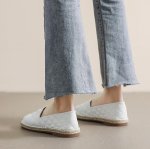 画像5: women's quilted flat espadrilles shoes Pumps　キルティングフラットエスパドリーユパンプス　 (5)