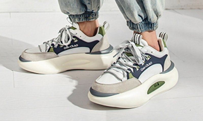 画像5:  Unisex Mens Platform lace-up  ユニセックス メンズプラットフォームレースアップ スニーカー (5)