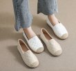 画像3: women's quilted flat espadrilles shoes Pumps　キルティングフラットエスパドリーユパンプス　 (3)