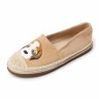 画像10: women's Dog embroidery espadrille slip-on flat shoes  Pumps　ドッグ犬刺繍フラットエスパドリーユパンプス　 (10)