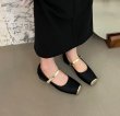 画像14: women's small fragrance style Mary Janeshoes Pumps　メリージェーンストラップパンプス　 (14)