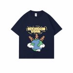 画像4: Unisex earth bear print round neck Half sleeveT-shirt　 ユニセックス男女兼用アースベアプリント半袖 Tシャツ (4)