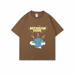 画像8: Unisex earth bear print round neck Half sleeveT-shirt　 ユニセックス男女兼用アースベアプリント半袖 Tシャツ (8)