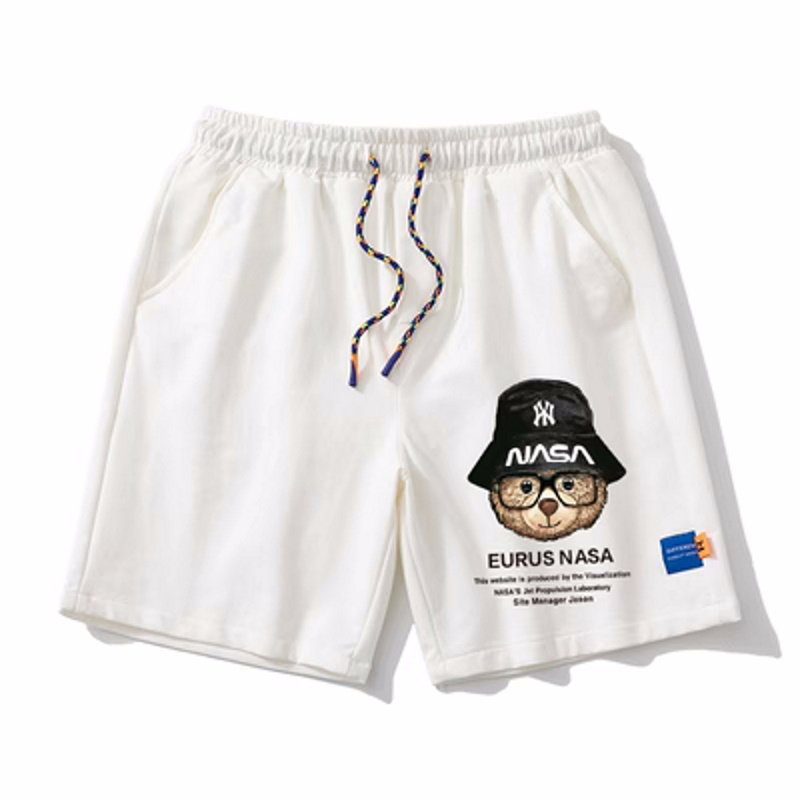 画像2: NASA x Glasses Bear Sweat  男女兼用ユニセックスNASAナサ×メガネベア スウェット ハーフパンツ  (2)