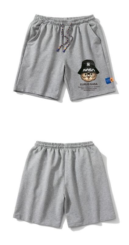 画像6: NASA x Glasses Bear Sweat  男女兼用ユニセックスNASAナサ×メガネベア スウェット ハーフパンツ  (6)