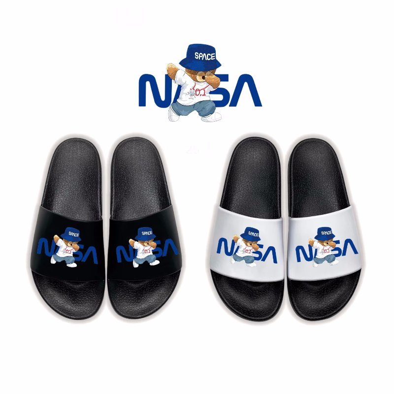 画像3: NASA×Running Bear slippers flip flops  soft bottom sandals slippers  男女兼用NASAナサ×ランニングベアフリップフロップサンダルシャワーサンダル ビーチサンダル　ユニセックス男女兼用 (3)