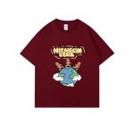 画像6: Unisex earth bear print round neck Half sleeveT-shirt　 ユニセックス男女兼用アースベアプリント半袖 Tシャツ (6)