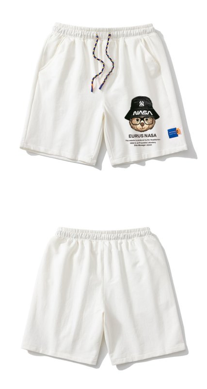 画像5: NASA x Glasses Bear Sweat  男女兼用ユニセックスNASAナサ×メガネベア スウェット ハーフパンツ  (5)