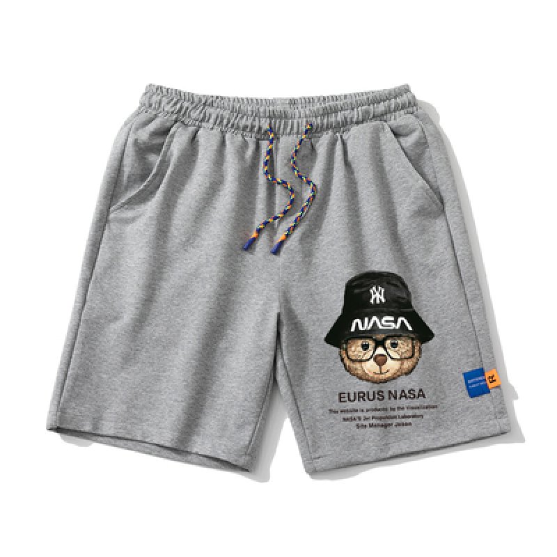 画像3: NASA x Glasses Bear Sweat  男女兼用ユニセックスNASAナサ×メガネベア スウェット ハーフパンツ  (3)