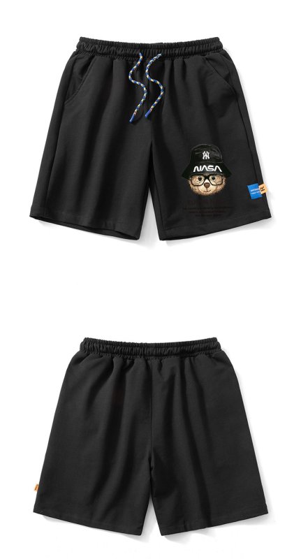 画像4: NASA x Glasses Bear Sweat  男女兼用ユニセックスNASAナサ×メガネベア スウェット ハーフパンツ  (4)