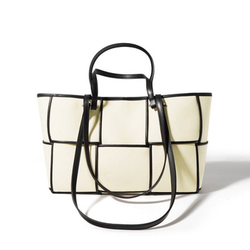 画像5: Canvas braided large capacityTote shoulder Bag Messenger bag  ユニセックス  キャンバス編み込みトートショルダーバック ママバッグ (5)