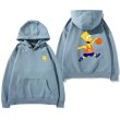 画像4:  Unisex basketball bart simpson Hoodie Sweat ユニセックス 男女兼用バスケットバートシンプソンスウェット パーカートレーナー  (4)