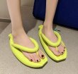 画像7: Banana type flat thong sandals flip flops slippers  バナナ型フラットソフトソールトングサンダル  (7)