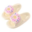 画像1: with slipper donut sandals flip flops slippers  ユニセックドーナツ付きフラットサンダル フリップフロップビーチサンダル スリッパ (1)