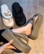 画像6: babes high-end platform thong leather sandals flip flops slippers  厚底プラットホームトングレザーサンダル フリップフロップビーチサンダル スリッパ (6)