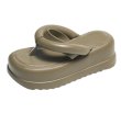 画像1: babes high-end platform thong leather sandals flip flops slippers  厚底プラットホームトングレザーサンダル フリップフロップビーチサンダル スリッパ (1)