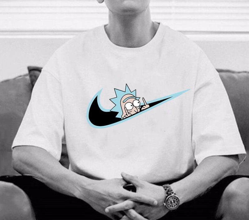 画像3: Unisex Rick and Morty print round neck Half sleeveT-shirt  ユニセックス男女兼用リックアンドモーティプリント半袖 Tシャツ (3)