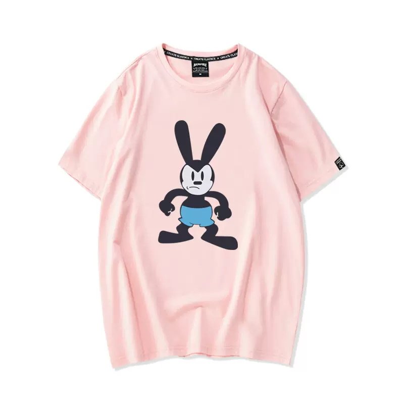 画像4: Unisex cartoon Mickey print round neck Half sleeveT-shirt  ユニセックス男女兼用コミックミッキーマウスプリント半袖 Tシャツ (4)